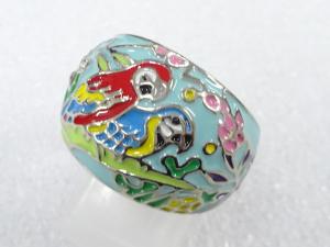 エナメル・クリスタル　指輪(20号)